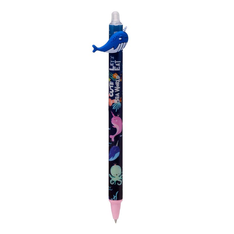Inkredible Erasable Pen with Sealife Topper