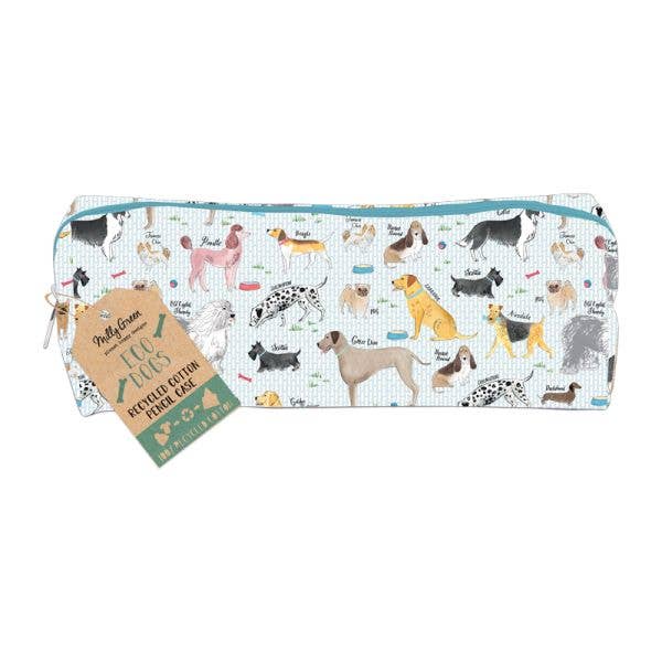 Debonair Dogs Pencil Case - 100% Recycled Cotton