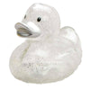 Glitter silver rubber duck - rubber duck