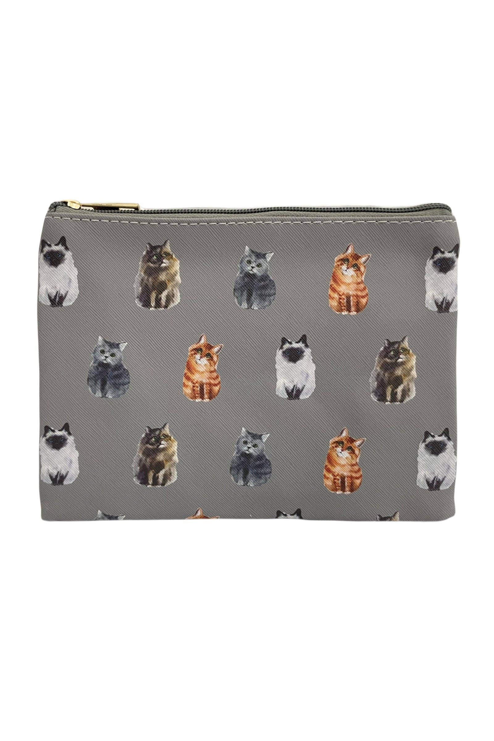 Cat Print Bag Collection - Grey