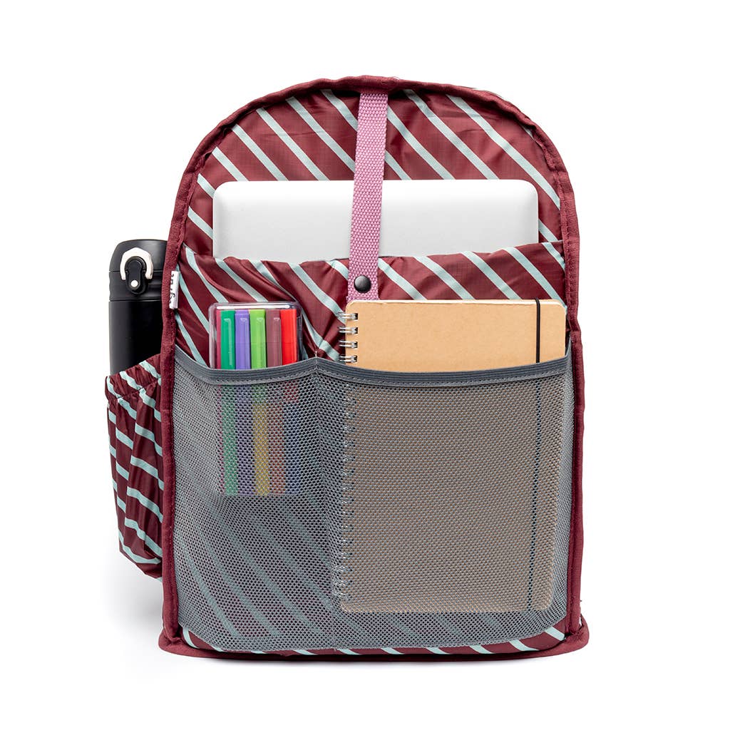 Capsule Stripes Mauve Backpack