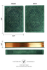 Victoria's Journals Vintage Style Diary Hard Cover (Green)
