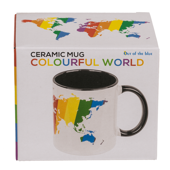 Mug, Colorful World, Stoneware,