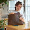Load image into Gallery viewer, Buffalo Leather 14 Inch Laptop Case - Handmade