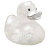 Glitter silver rubber duck - rubber duck