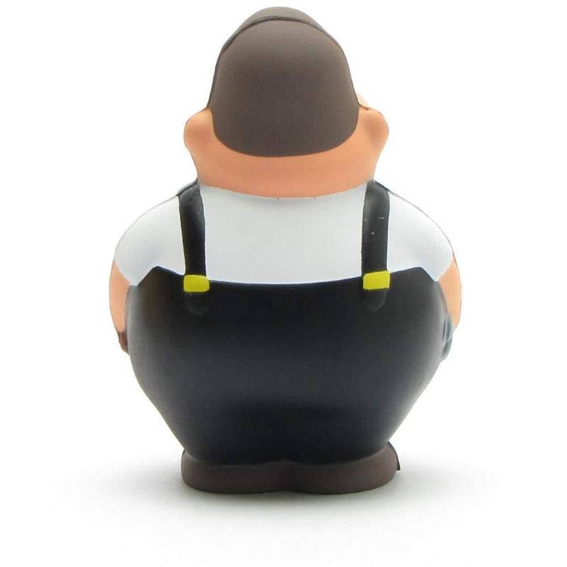 Screwdriver Bert - black stress ball - crumple ball