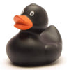 Black rubber duck - rubber duck