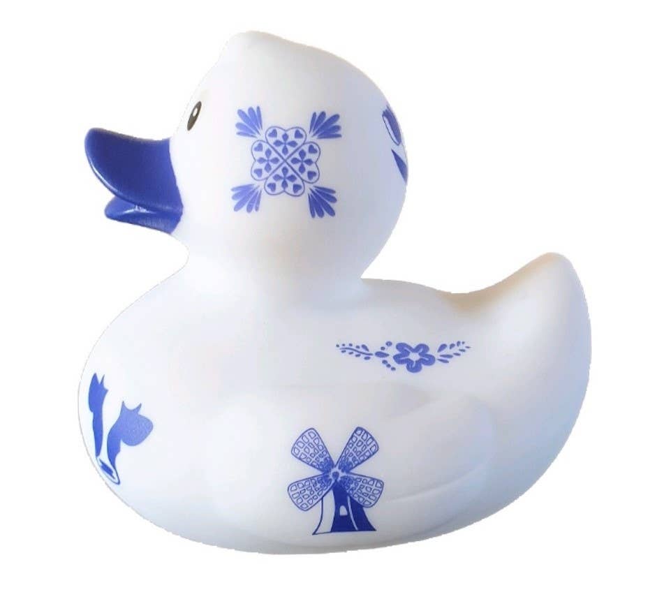 Delftblue rubber duck 8 cm