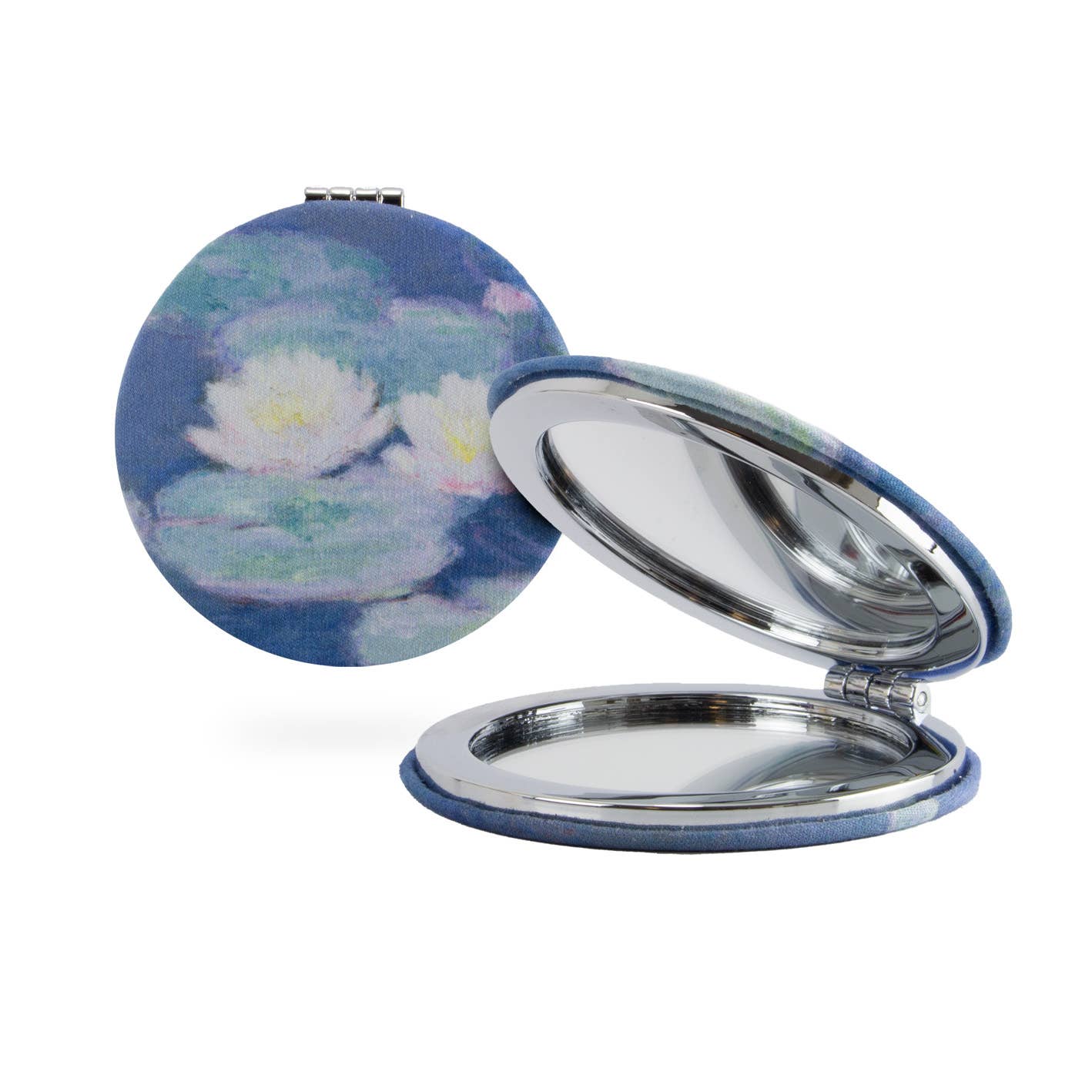 MicroFiber Folding Pocket Mirror W, Monet, Waterlilies Eveni