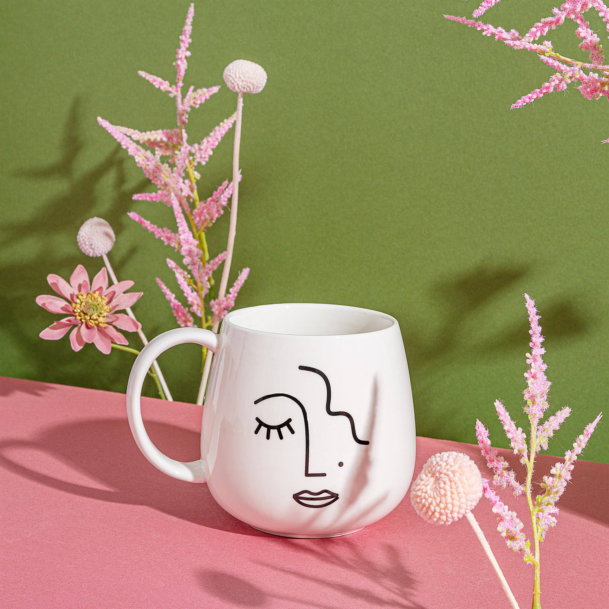 Abstract Face Mug