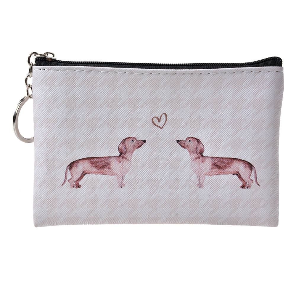 Jzpudhl-03 Wallet 10x19 cm Beige Plastic Dachshund Tech