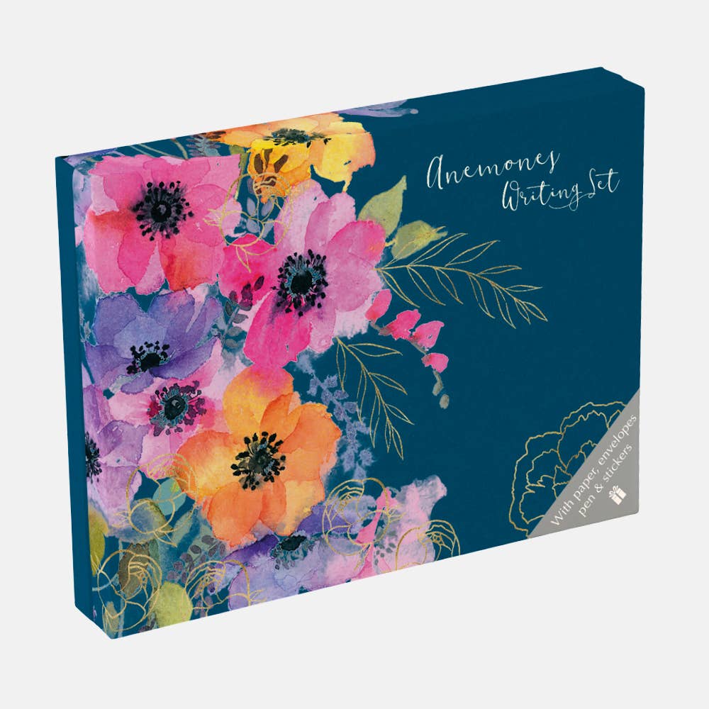 Writing Set - Anemones