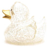 Rubber duck Camilla - glitter with gold - rubber duck