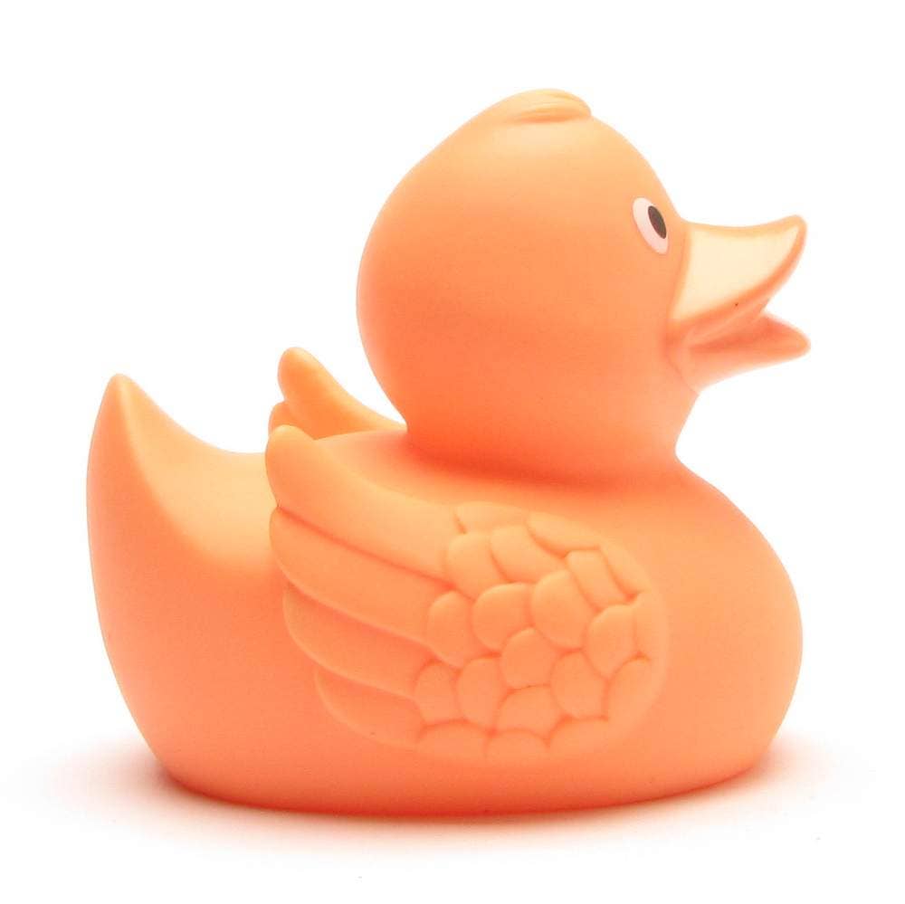 Mia Rubber Duck - pastel orange - rubber duck