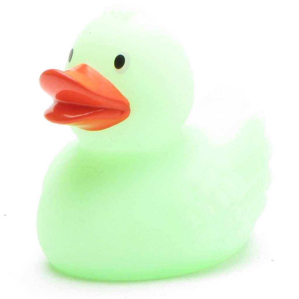 Rubber Duck Glow in the Dark - green - rubber duck