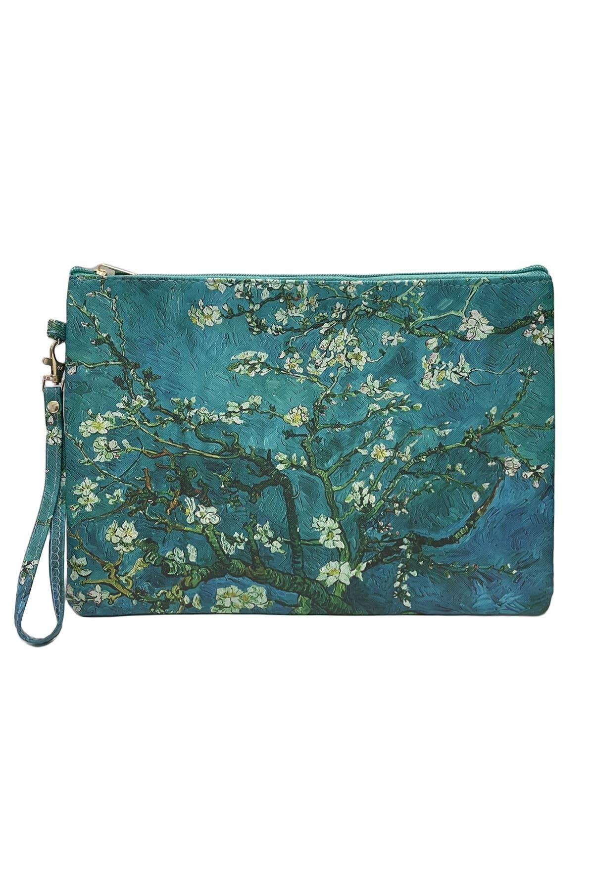 Van Gogh Almond Blossom Print - Clutch