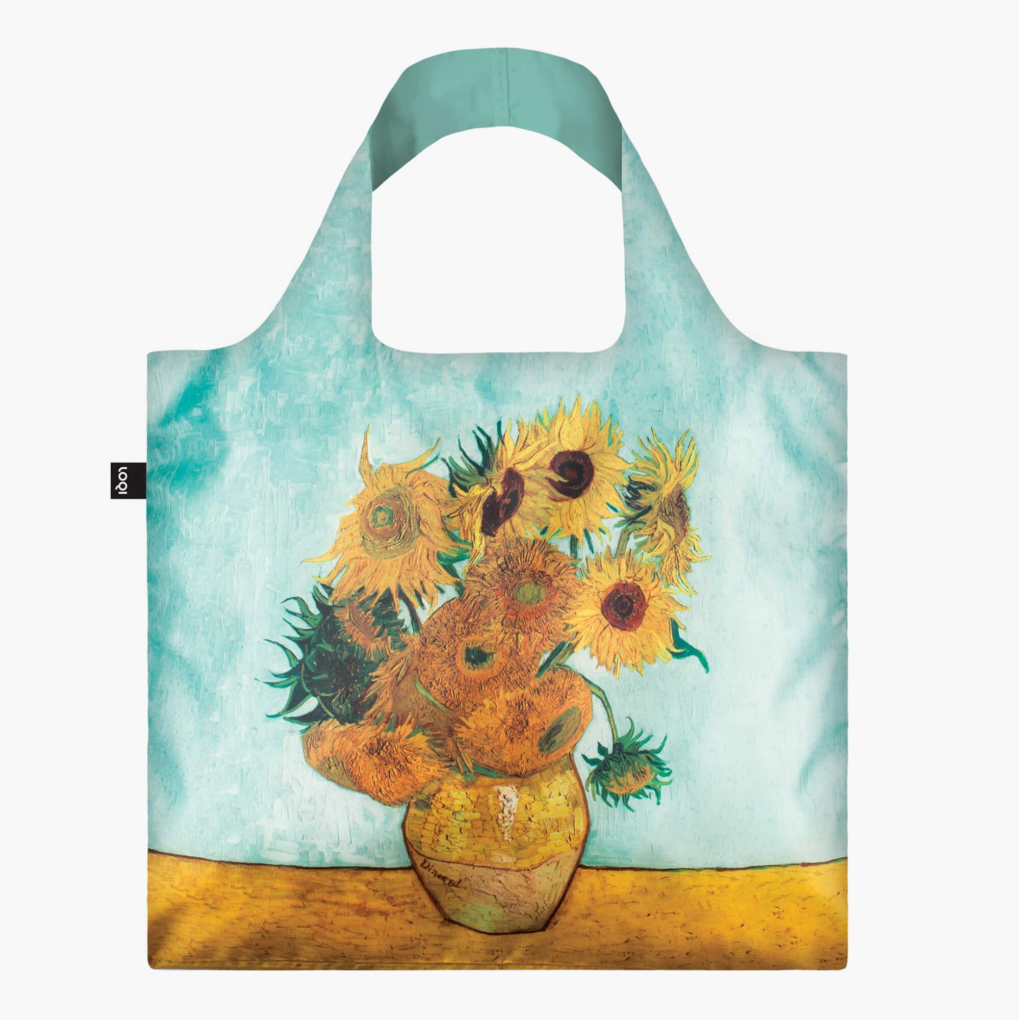 VINCENT VAN GOGH Vase with Sunflowers Recycled Bag