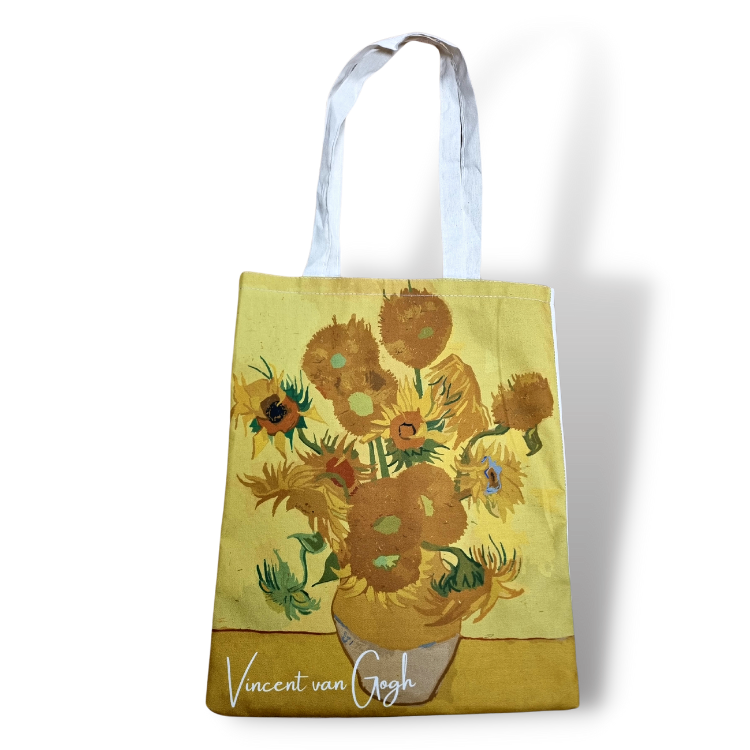 Sunflower Van Gogh Canvas Bag - Full Print -