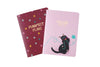 Set of 2 Cool Cat 'Feline Productive' Notebooks