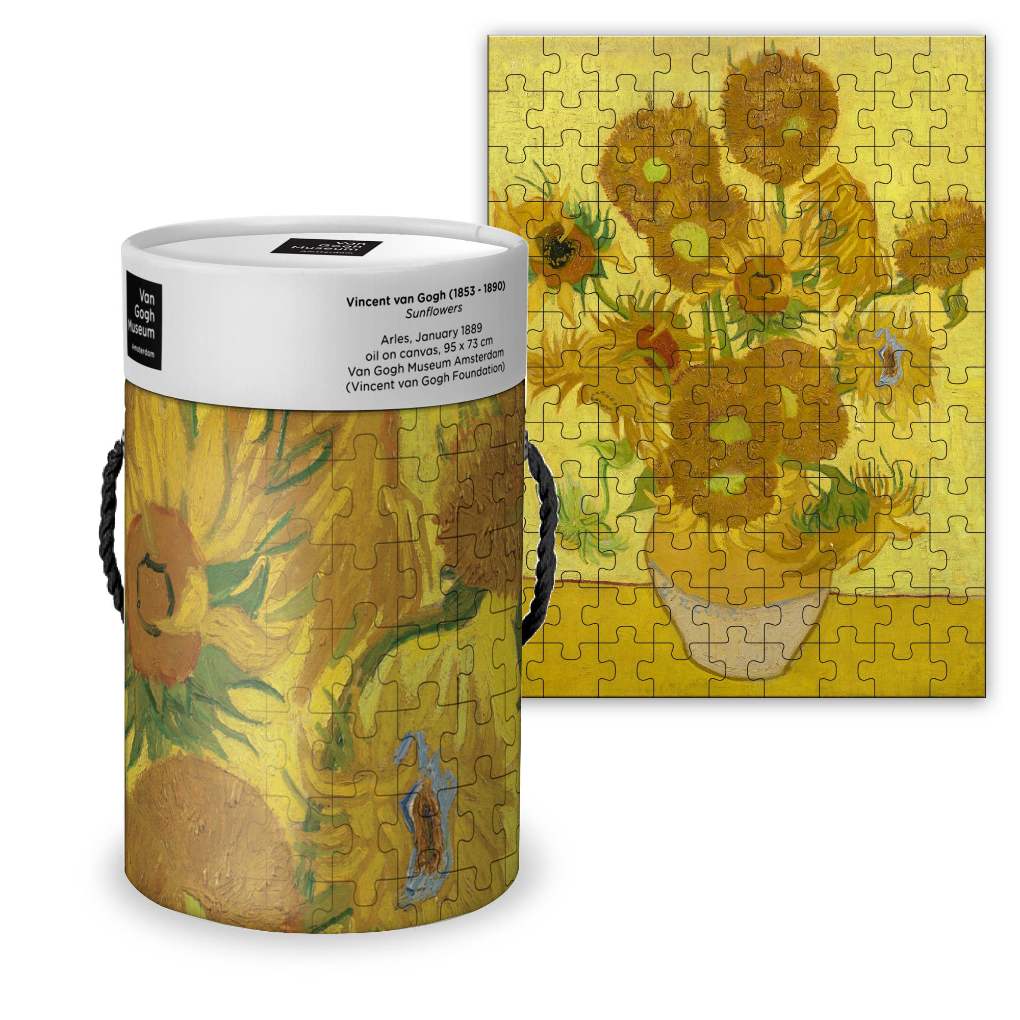 Van Gogh Sunflower Puzzle Tube (108 pieces)