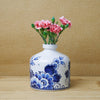 Round flower vase