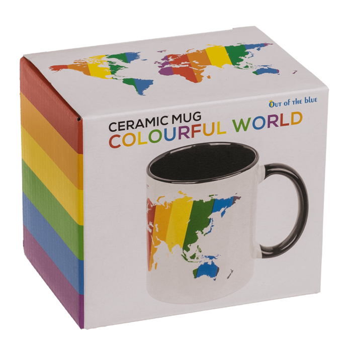 Mug, Colorful World, Stoneware,