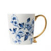 Gold Flower Mug