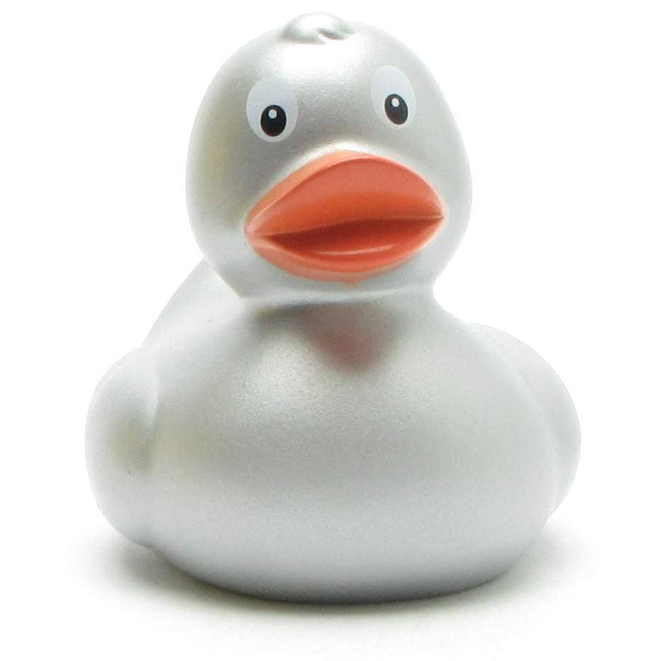 Rubber duck silver - rubber duck