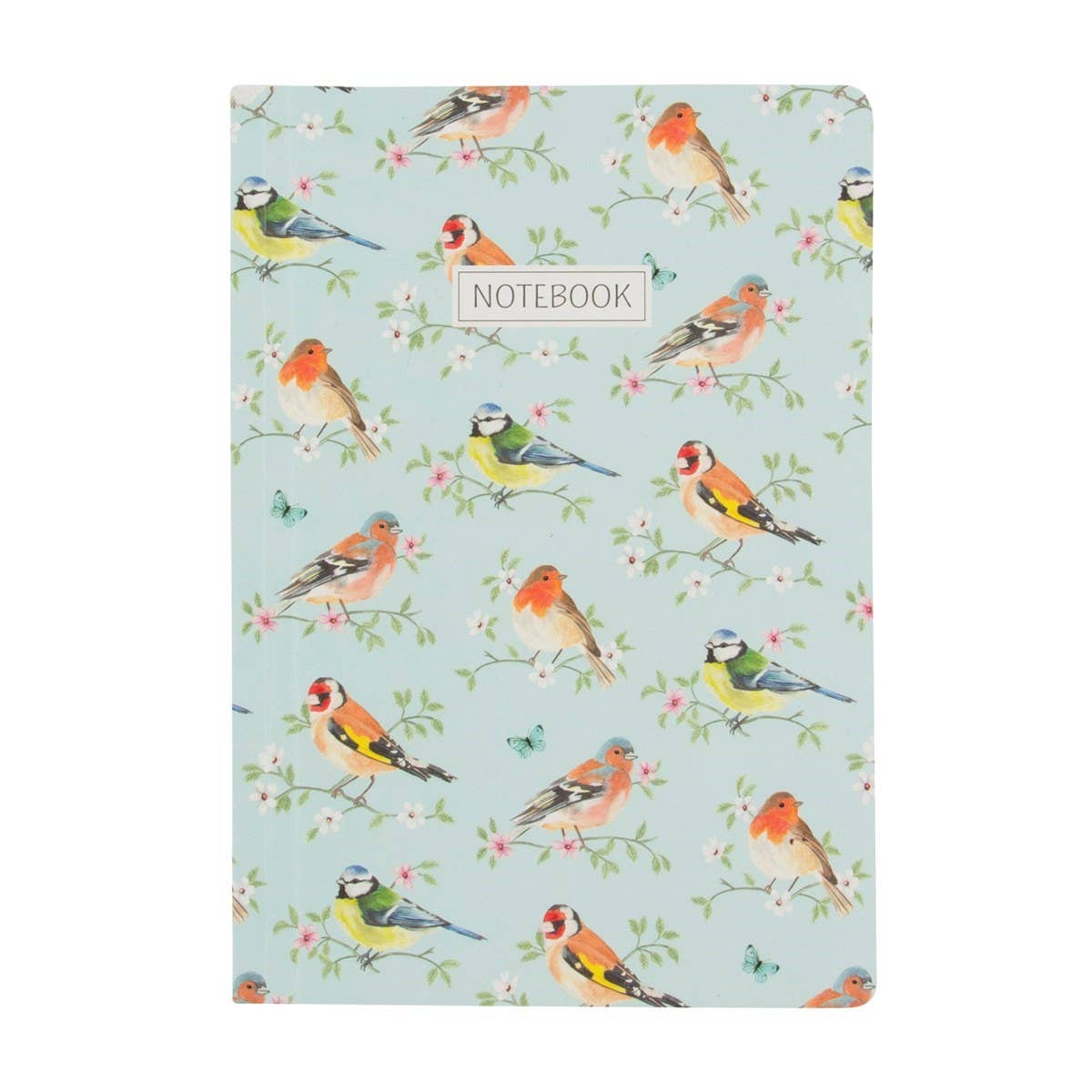 Garden Birds A5 Notebook