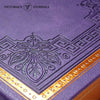 Victoria's Journals Antique Style Diary Hard Cover (Purple)