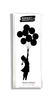 Banksy Scented Bookmark - Flying Balloons Girl