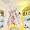 Load image into Gallery viewer, Pinguine Shake Bottle, with Twist Mixer,Tritan Kawaii Bottle