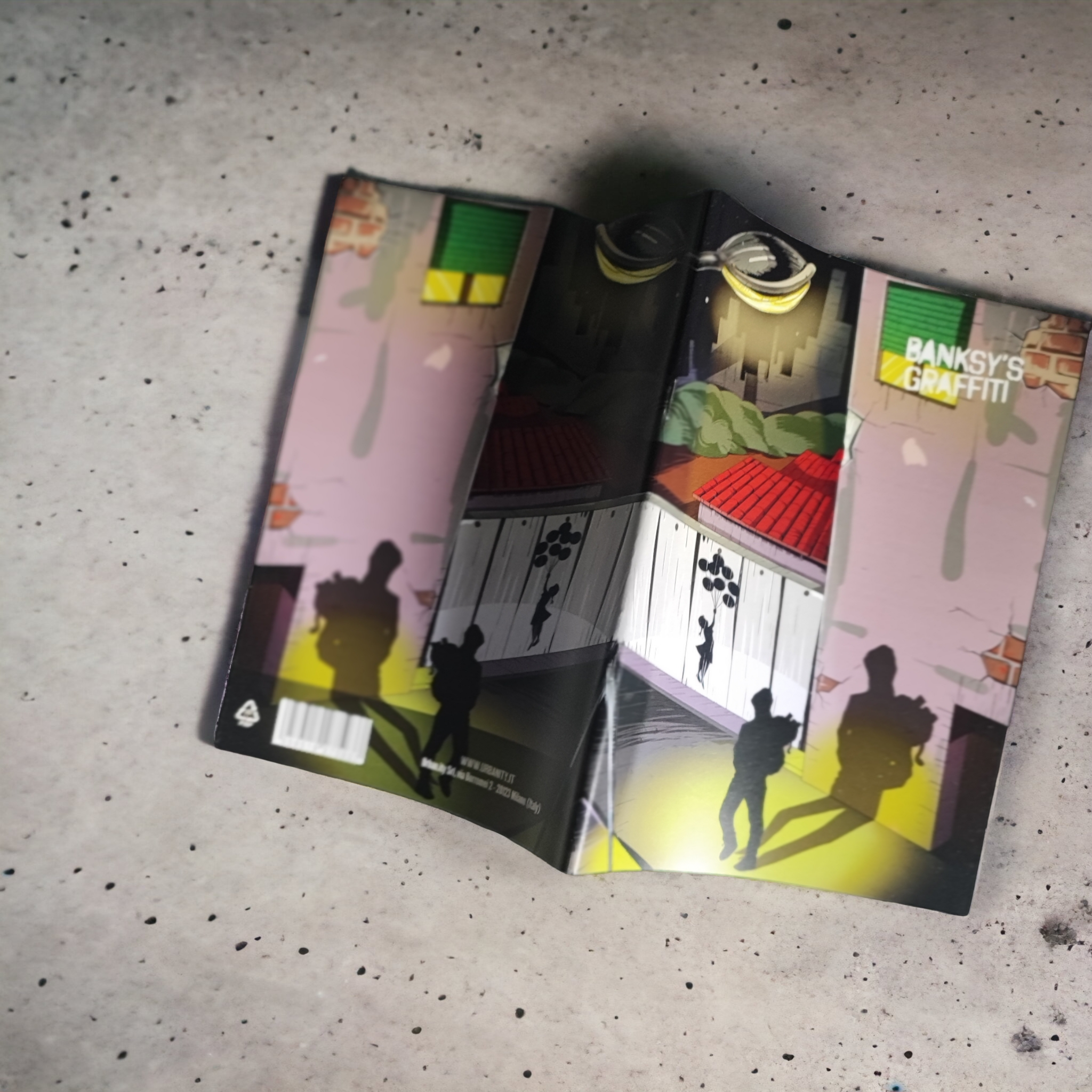Banksy Comics A5 Exercise Book - Flying Girl