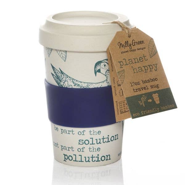 Rainforest Eco-friendly Bamboo Travel Mug 17oz