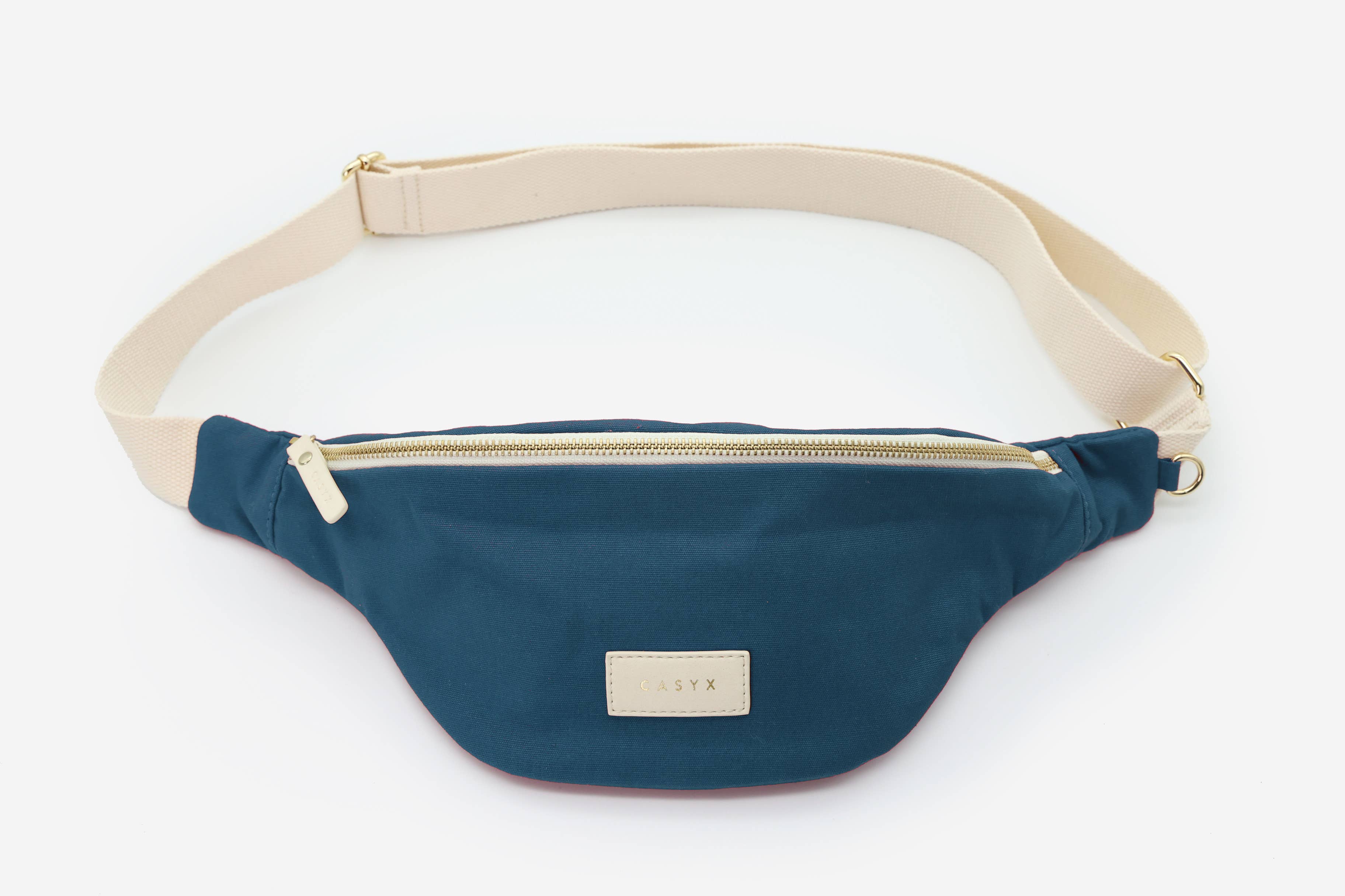 CASYX Waist Bag - COTTON - Peacock Blue