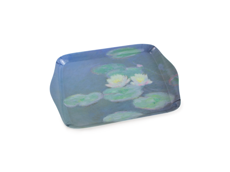 Serving Tray, Mini Size, Monet, Water Lilies evening