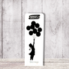 Banksy Scented Bookmark - Flying Balloons Girl