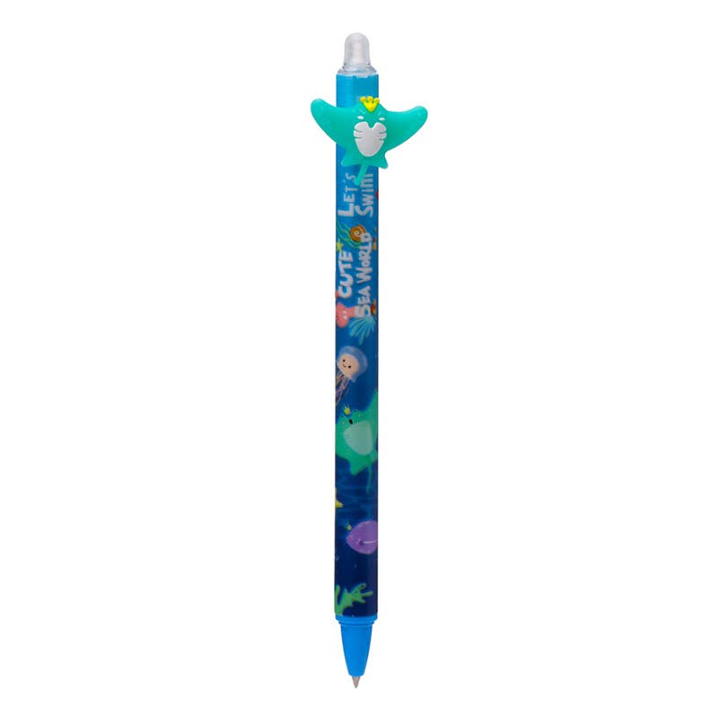 Inkredible Erasable Pen with Sealife Topper