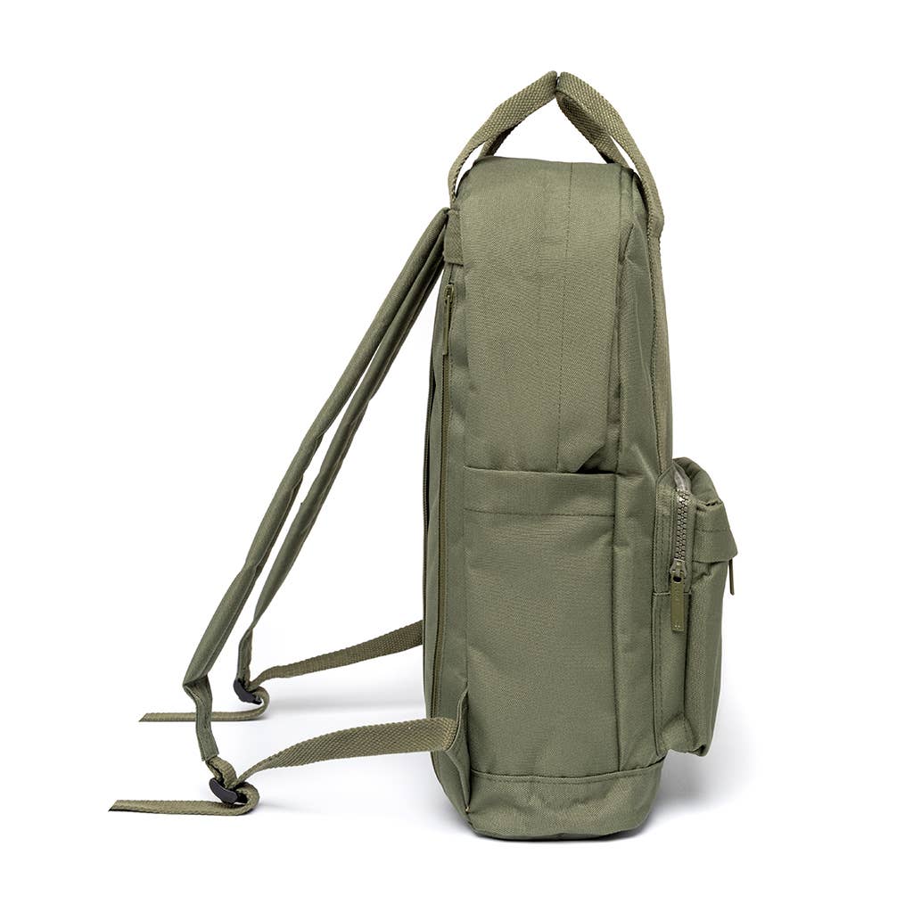 Capsule Stripes Olive Backpack