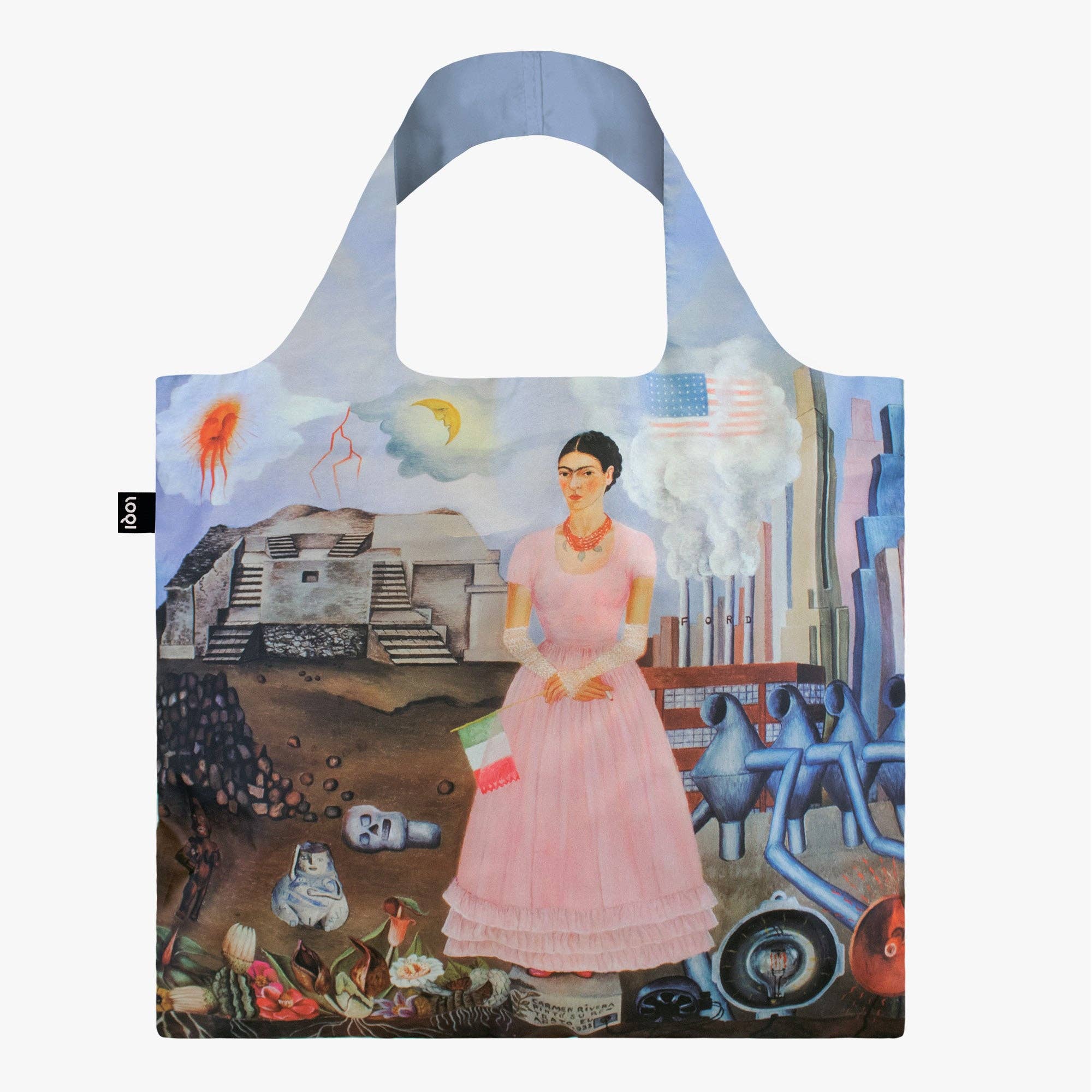 FRIDA KAHLO Self Portrait on the Borderline Bag