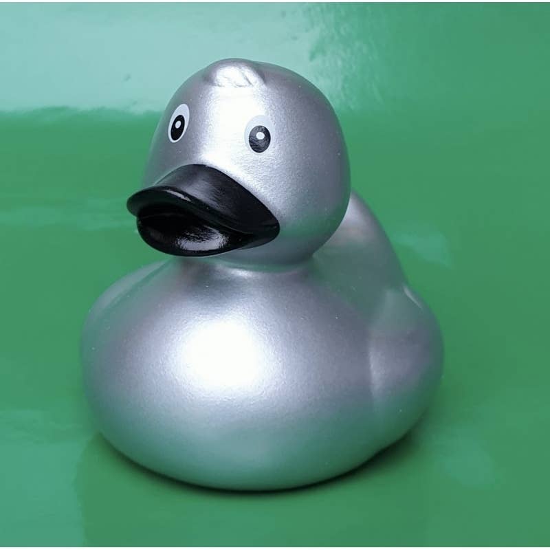 Rubber Duck Silver 8cm