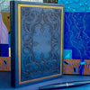 Victoria's Journals Antique Vintage Diary Hard Cover (Blue)