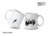 Banksy Ceramic Mug 325ml - Birds