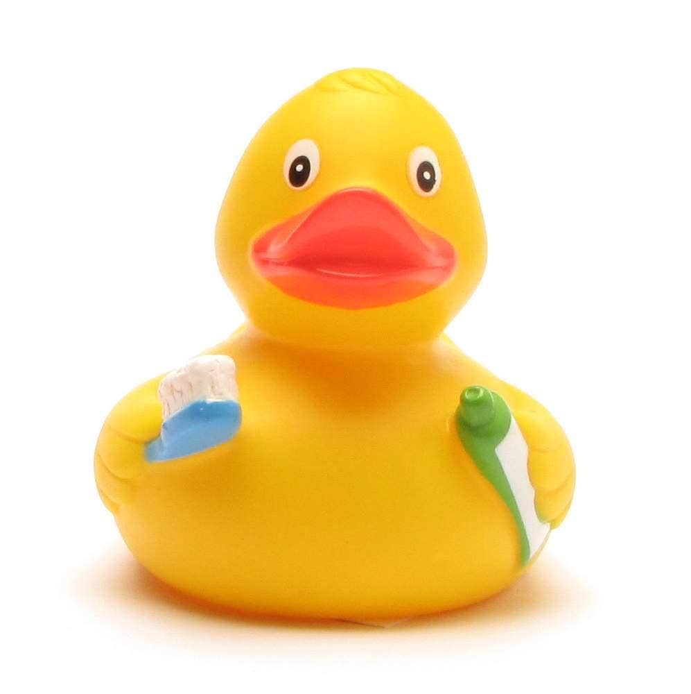 Rubber Duck Toothbrushed Duck - Rubber Duck