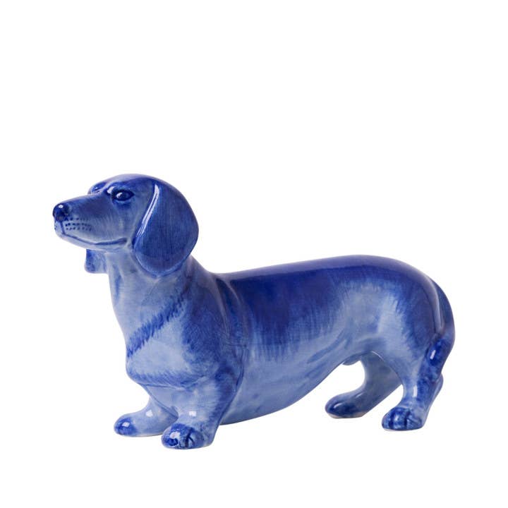 Delft Blue Dachshund