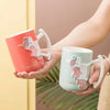 Load image into Gallery viewer, Unicorn Ceramic Mug, 4 Colors Cute Cup, Kawaii Mug
