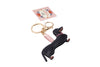 Floral Prints Dachshund PU Keyring