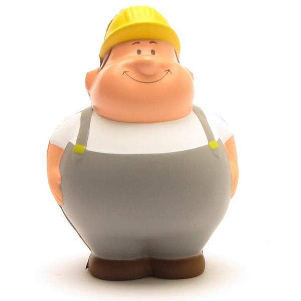 Construction worker Bert Stressball - Crumple Ball