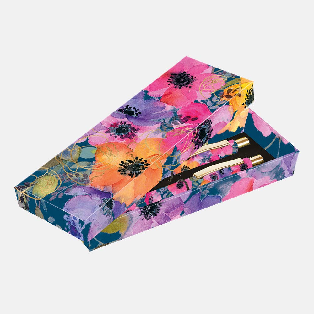 Gift Pen Set - Anemones