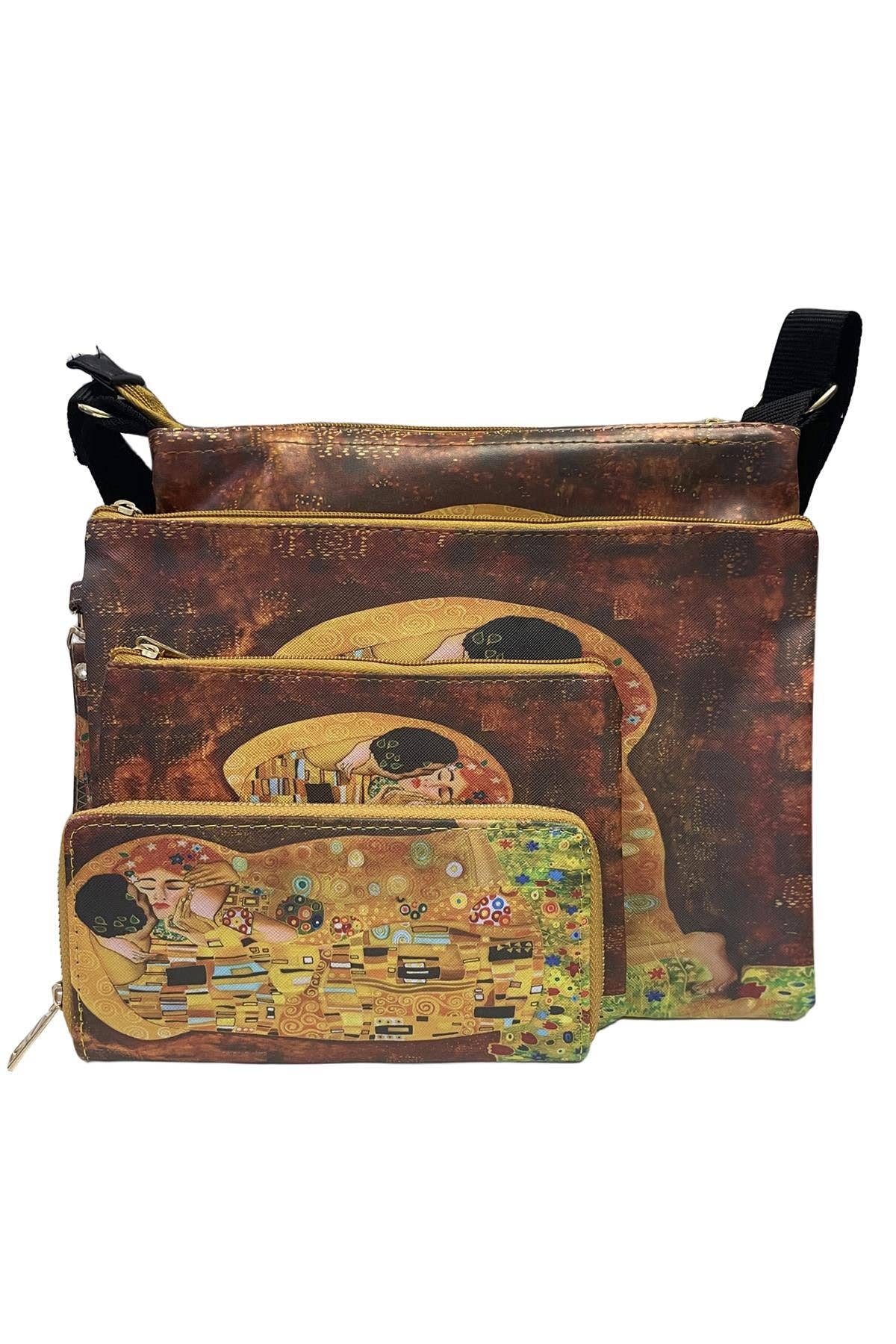 Klimt The Kiss Print - Clutch